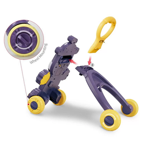 اسباب بازی واکر موزیکال مدل زرافه بنفش FIVESTAR TOYS_اسباب بازی